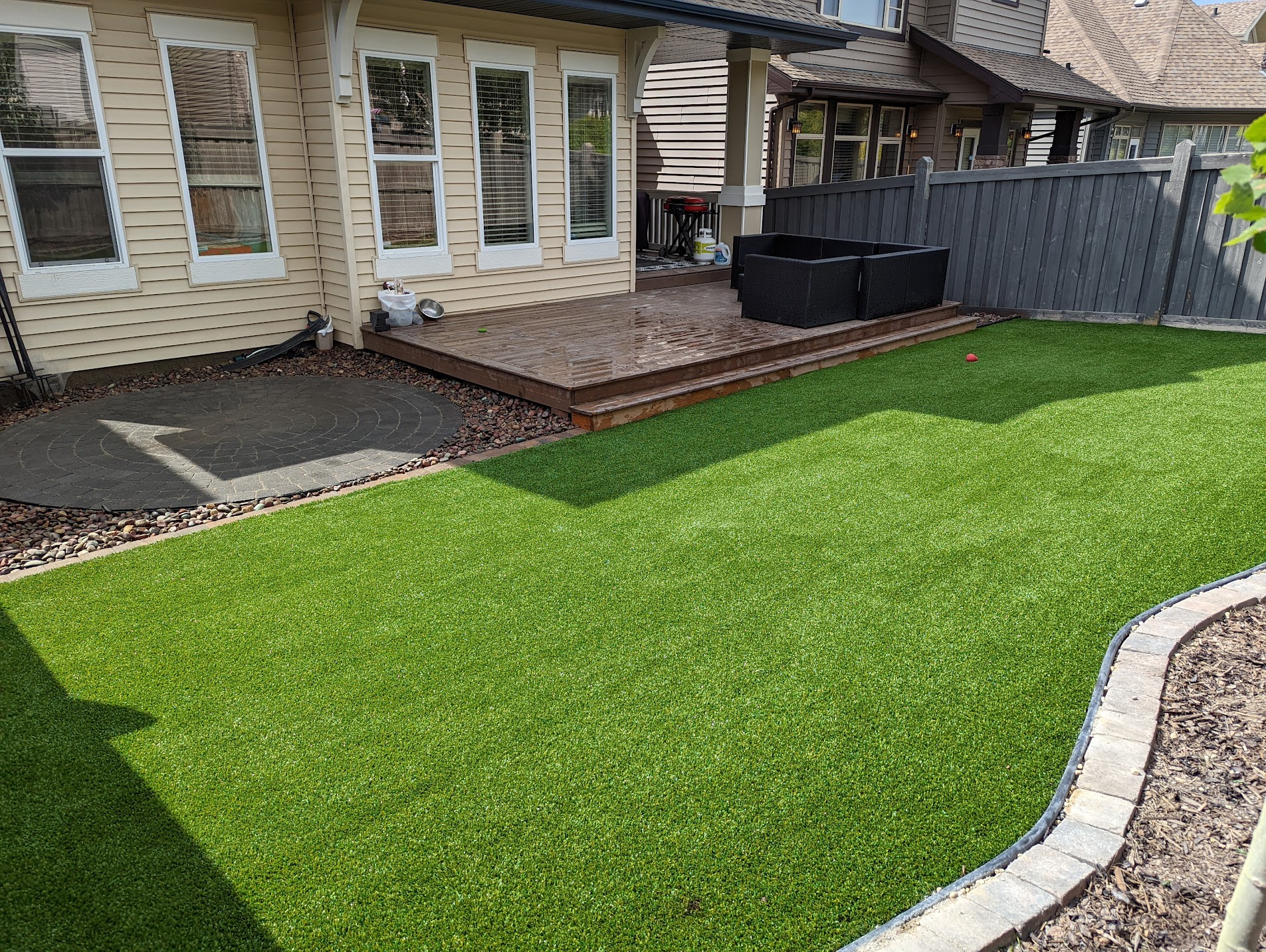 Premium residential landscaping project by Elevate Ground Co.